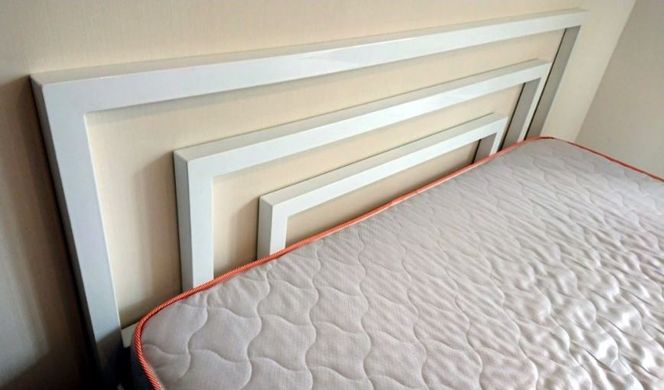 Односпальная кровать Метакам Брио-2 (Brio-2) 90x190 см Белый — Morfey.ua