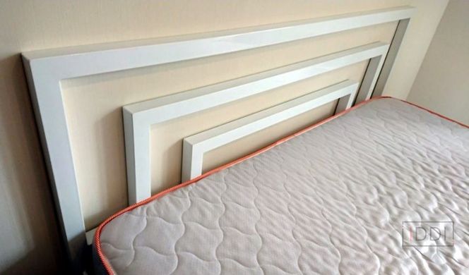 Односпальная кровать Метакам Брио-2 (Brio-2) 90x190 см Белый — Morfey.ua