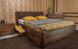 Полуторная кровать Олимп Грейс с ящиками 120x190 см Орех