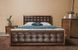 Полуторне ліжко Сіті Преміум (м'яка спинка) Олімп 120x190 см Горіх