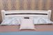 Полуторне ліжко Мілана Люкс з фрезеруванням Олімп 120x190 см Горіх