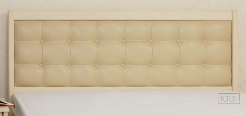 Полуторне ліжко Сіті Преміум (м'яка спинка) Олімп 120x190 см Горіх — Morfey.ua