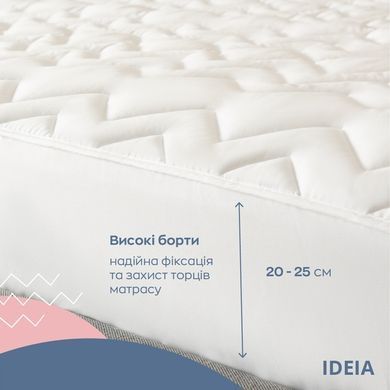 Наматрацник NORDIC СOMFORT 180х200х35 см TM IDEIA щіл 150г/м2, натяжний з бортом по периметру &mdash; Morfey.ua