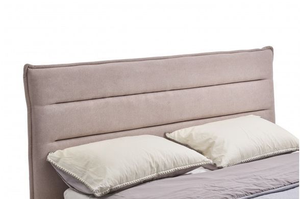 Кровать Olivia MIX 160x200 см с нишей и ПМ беж &mdash; Morfey.ua