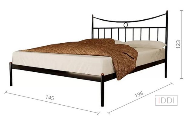 Полуторне ліжко Метакам Париж-1 (Paris-1) 120x190 см Білий — Morfey.ua
