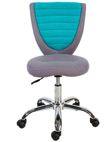 Крісло Poppy сіро-блакитне Office4You &mdash; Morfey.ua