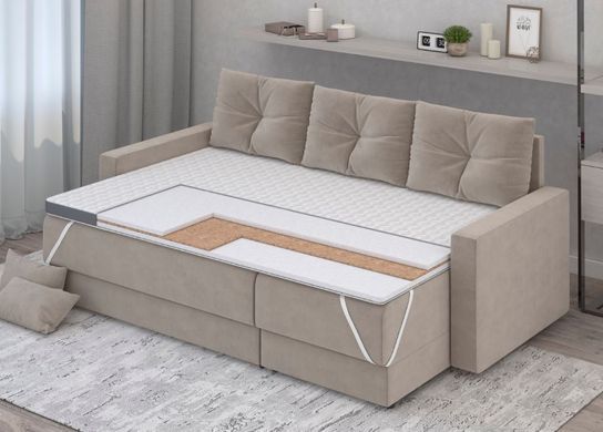 Топпер MatroLuxe Flip Silver Cocos/Сильвер Кокос за 1 м&sup2; &mdash; Morfey.ua