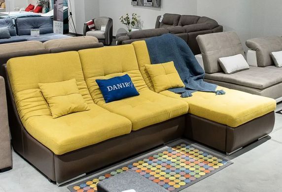 Диван Міраж кутовий Daniro 140x230 см Тканина 1-ї категорії &mdash; Morfey.ua
