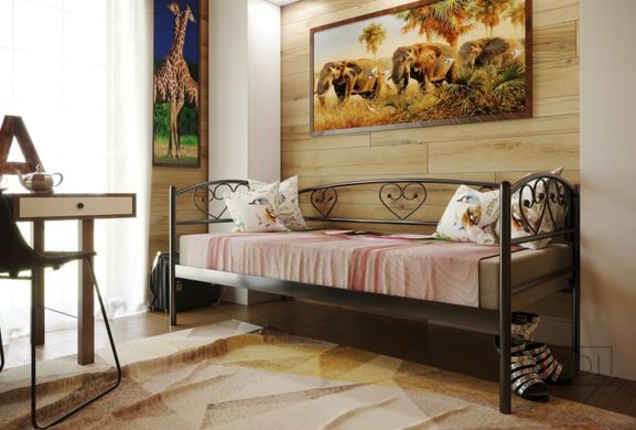 Односпальная кровать Метакам Дарина Люкс (Darina Lux) 80x190 см Белый — Morfey.ua