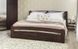 Односпальная кровать Милана Люкс с ящиками Олимп 80x190 см Орех
