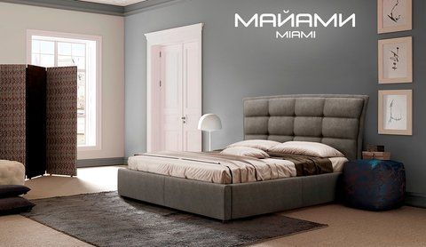 Кровать Маями Green Sofa 120x200 см Ткань 1-й категории &mdash; Morfey.ua