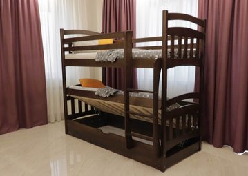 Кровать Бемби двухъярусная с ПМ Drimka 80x190 см — Morfey.ua