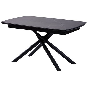 Palermo Black Marble стіл розкладний кераміка 140-200 см — Morfey.ua
