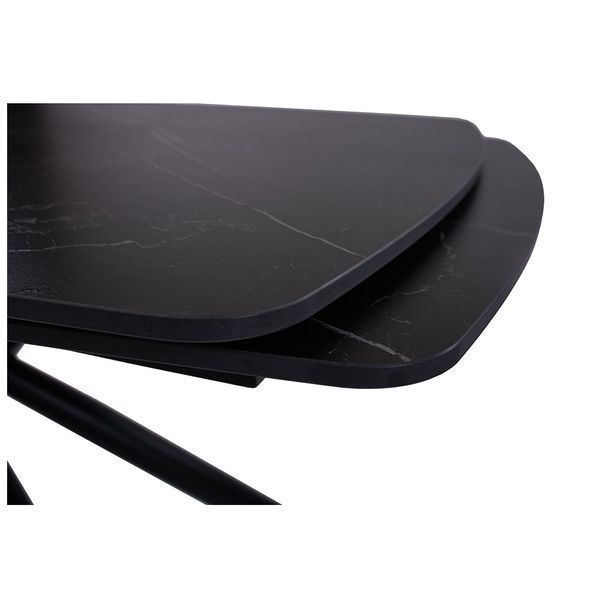 Palermo Black Marble стол раскладной керамика 140-200 см &mdash; Morfey.ua