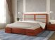 Двуспальная кровать Арбор Древ Кардинал-1 сосна 160x190 см Ольха без подъёмного механизма