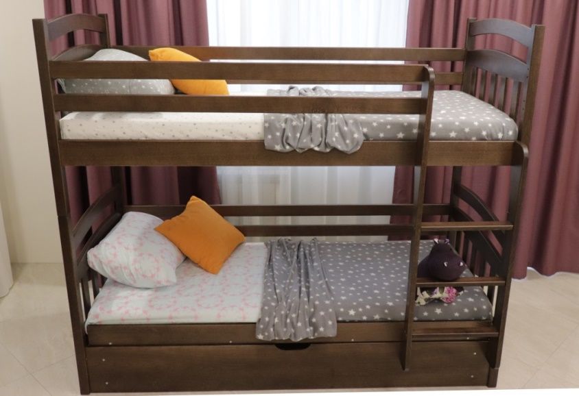 Кровать Бемби двухъярусная с ПМ Drimka — Morfey.ua
