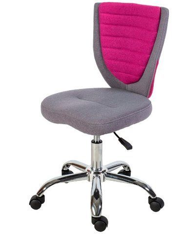 Крісло Poppy сіро-рожеве Office4You &mdash; Morfey.ua