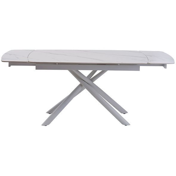 Palermo White Marble стіл розкладний кераміка 140-200 см &mdash; Morfey.ua