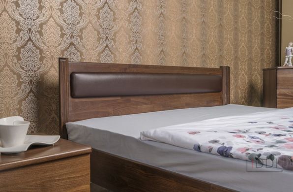 Односпальне ліжко Марго м'яка без ізножья Олімп 80x190 см Горіх — Morfey.ua