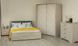 Полуторне ліжко Катаріна з ящиками Олімп 120x190 см Горіх