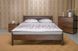 Односпальне ліжко Марго м'яка без ізножья Олімп 80x190 см Горіх