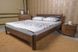Односпальная кровать Олимп Марго мягкая без изножья 80x190 см Орех