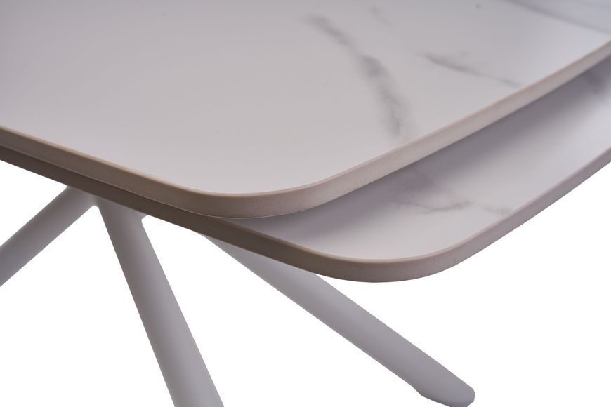 Palermo White Marble стіл розкладний кераміка 140-200 см &mdash; Morfey.ua