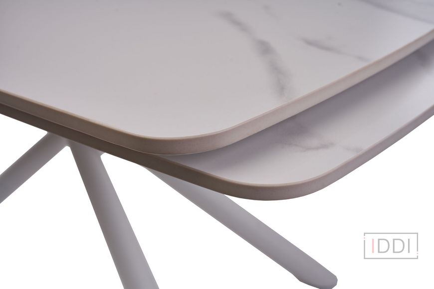 Palermo White Marble стол раскладной керамика 140-200 см — Morfey.ua