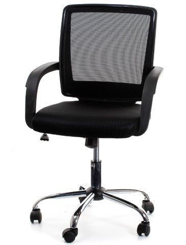 Крісло Visano black-chrome Office4You &mdash; Morfey.ua
