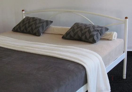 Односпальная кровать Метакам Палермо-2 (Palermo-2) 80x190 см Белый — Morfey.ua