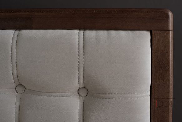 Двоспальне ліжко Мадлен на ніжках Camelia Бук щит 160x200 см з підйомним механізмом — Morfey.ua