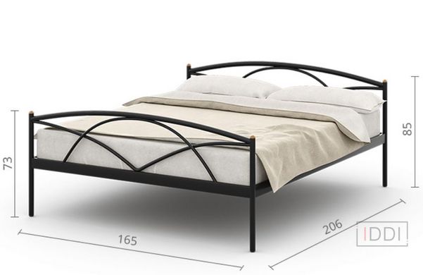 Односпальне ліжко Метакам Палермо-2 (Palermo-2) 80x190 см Білий — Morfey.ua