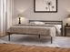 Двуспальная кровать Метакам Комфорт-1 (Comfort-1) 160x200 см Серый