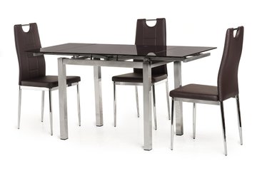 Обідній стіл T-231-8 темно-коричневий Vetro Mebel — Morfey.ua