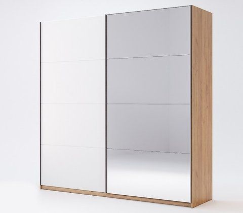 Шкаф-купе Асти (Белый глянец/Зеркало) MiroMark 250x62 см &mdash; Morfey.ua