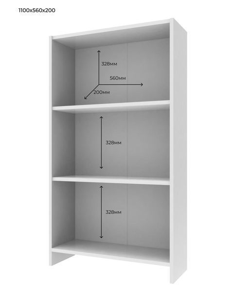 Етажерка Маленька Doros Білий 61х22х113 (40515975) &mdash; Morfey.ua