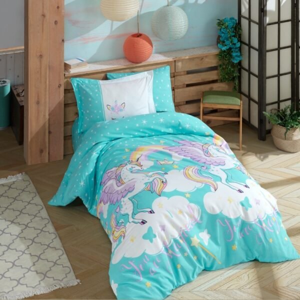КПБ HOBBY Poplin Magical водний 160*220/1*50*70