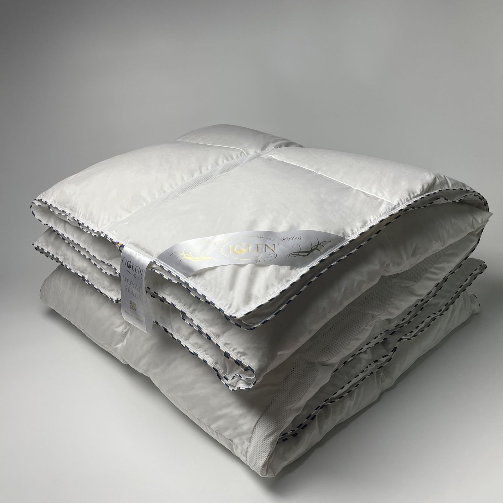 Ковдра Climate-comfort Royal Series сірий пух 160х215