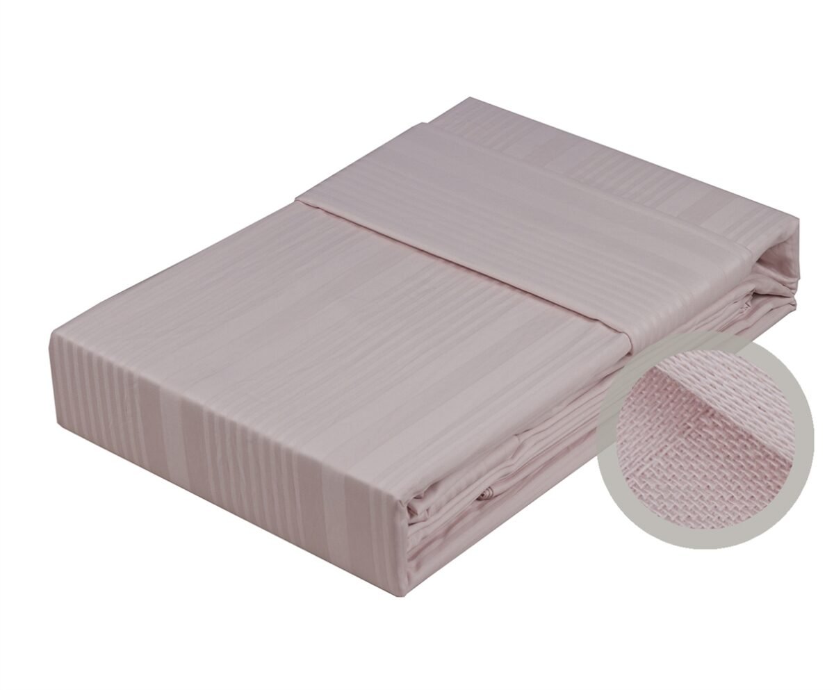 КПБ HOBBY Exclusive Sateen Diamond Stripe пудра 200*220/2*50*70+2*70*70