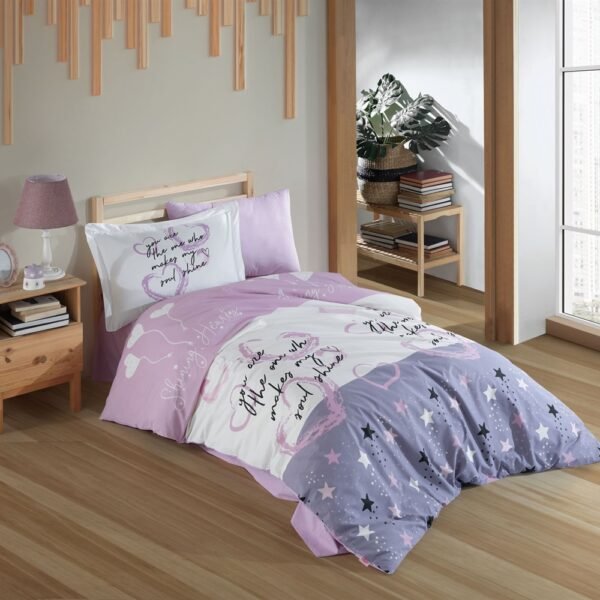 КПБ HOBBY Poplin Voyager бузковий 160*220/1*50*70