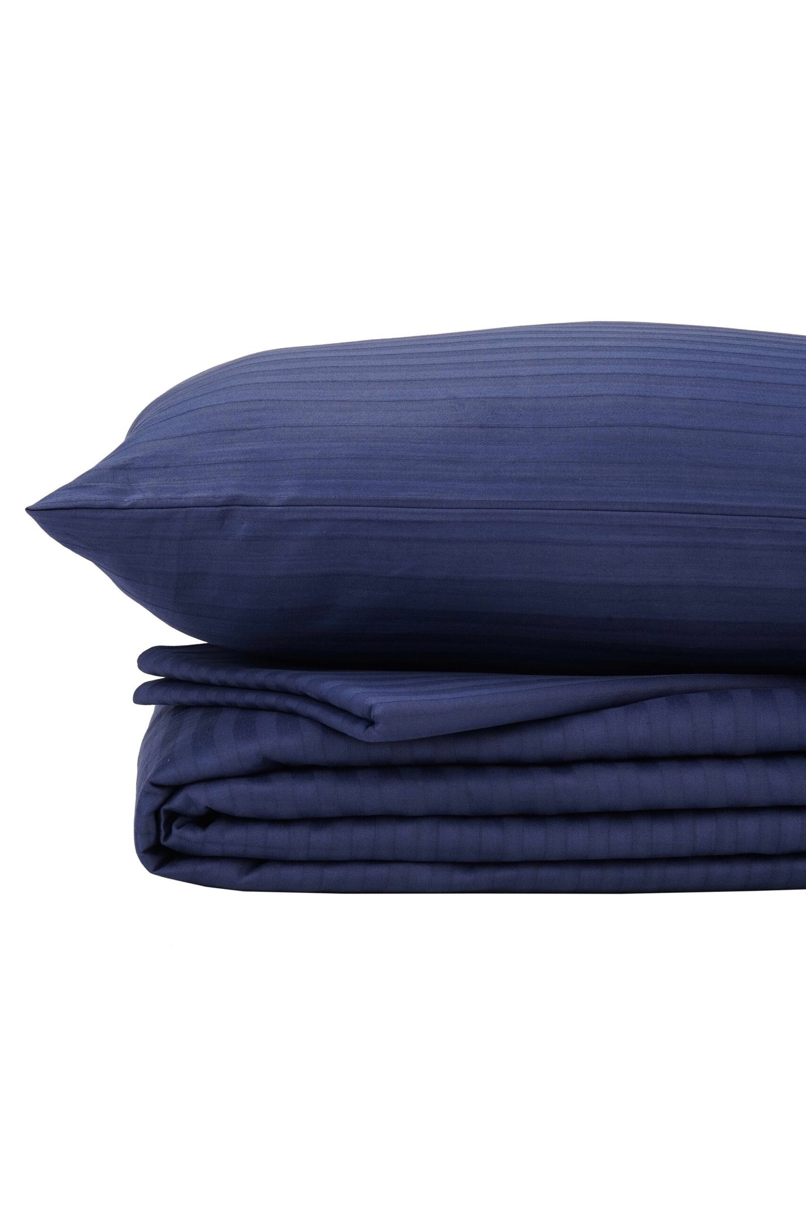 Комплект постільної білизни Good-Dream страйп-сатин Dark Blue полуторний євро 160x220 (GDSSDBBS160220)