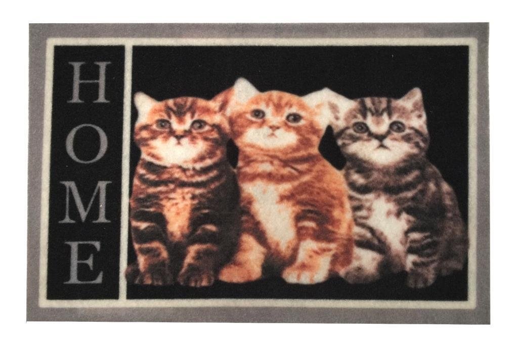 Килимок придверний MAGIC 40*60 HOME ÜÇ KEDİ