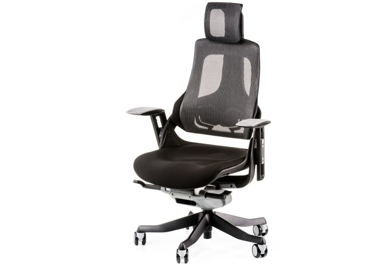 Крісло Wau black fabric-charcoal network Special4You