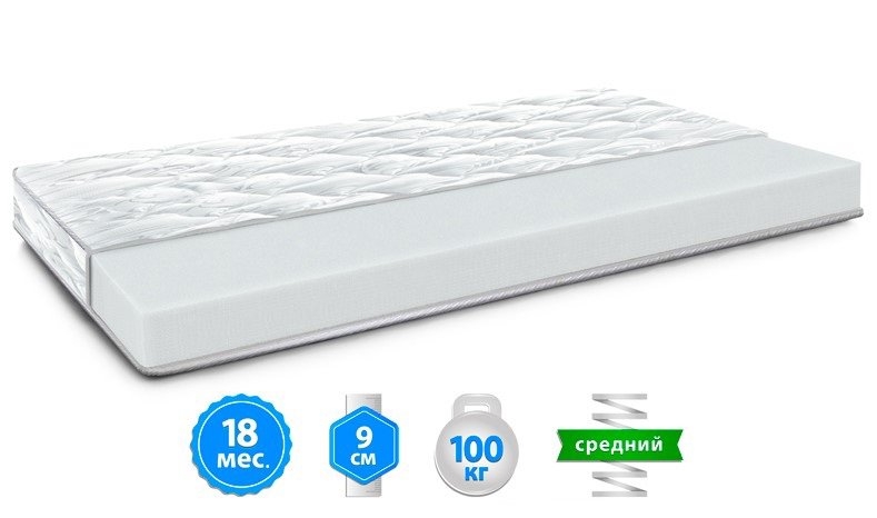 Матрац безпружинний HighFoam Largo Super Slim