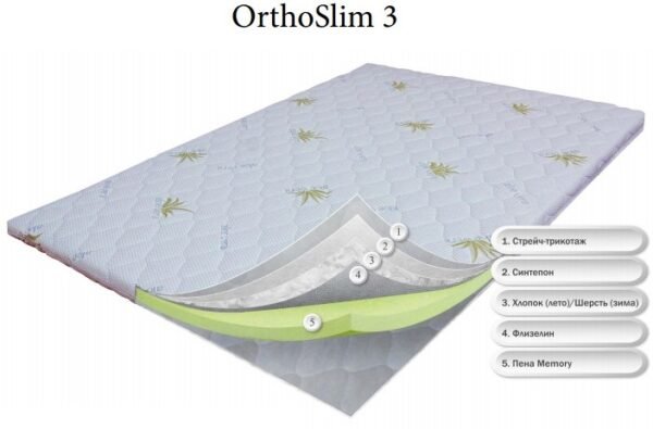 Топпер Dz-Mattress OrthoSlim-3