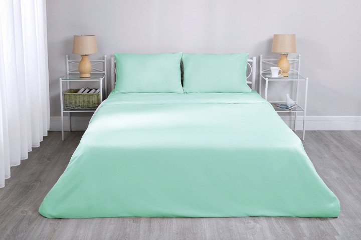 Комплект постільної білизни Good-Dream Сатин Mint Полуторний 145x210 (GDSMBS145210)