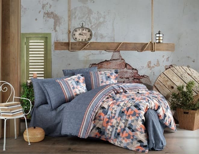 КПБ HOBBY Poplin Arella оранжевий 200*220/2*50*70