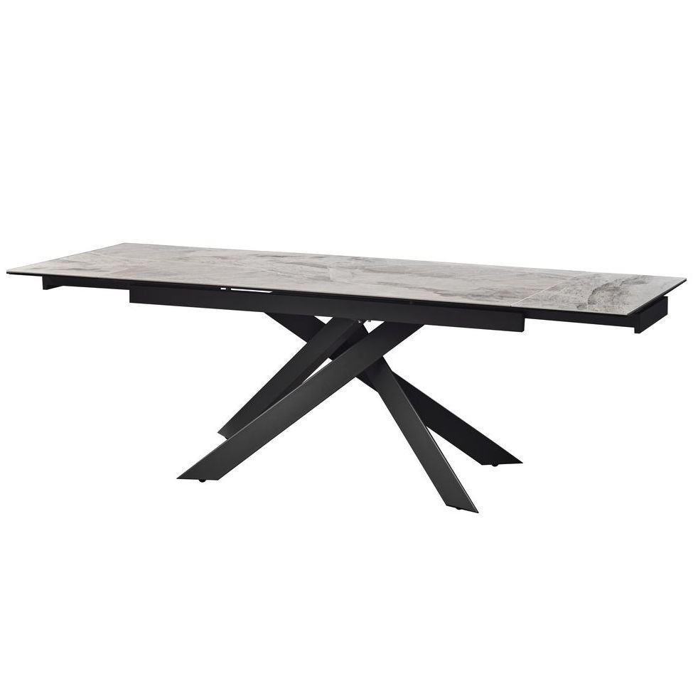 Gracio Light Grey стіл розкладний кераміка 160-240
