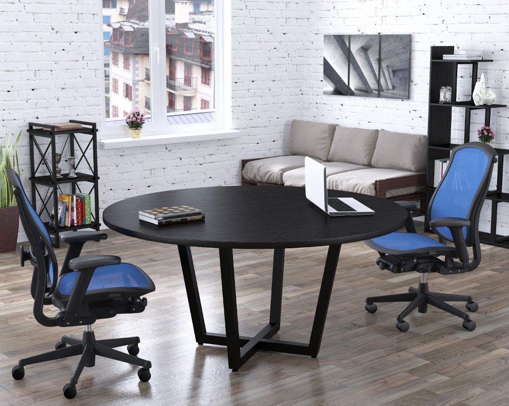 Стіл для переговорів D-1600 Loft design Горіх Модена