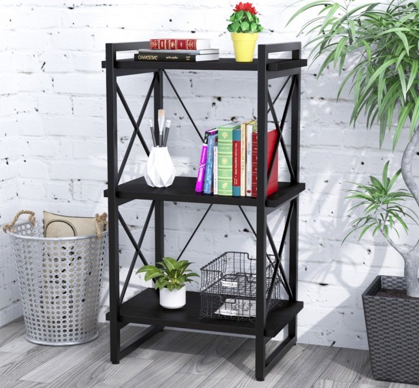 Стелаж Скіф 3-550 Loft design Горіх Модена